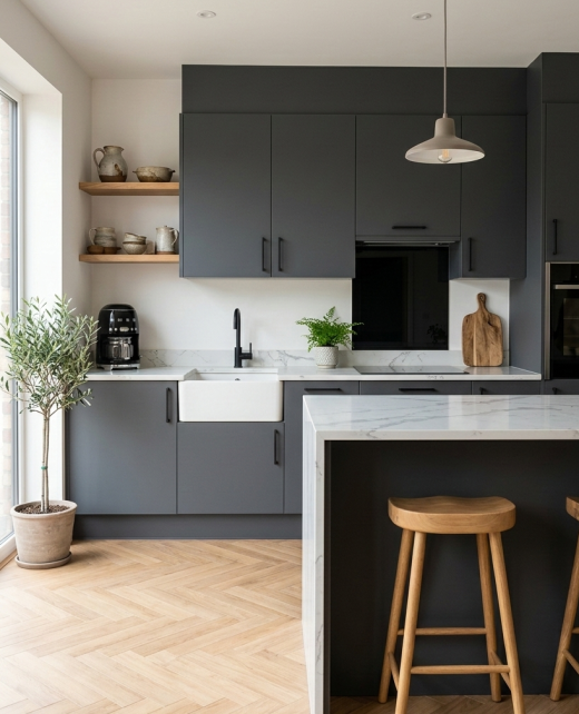 kitchen vinyl wrapping Dubai modern cabinet design kitchen vinyl wrapping